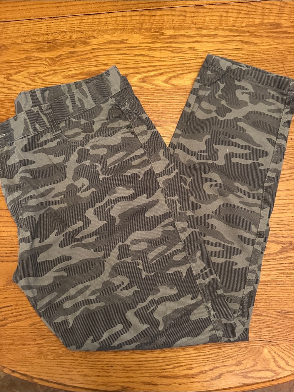 Men's Camouflage Stretch Pants - Gray Camo Sz 40x32